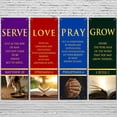 thumbnail image 1 of Decoración navideña de vinilo EYNDYN de 1.8 x 5.9 pies de Church Banners, 1 of 7
