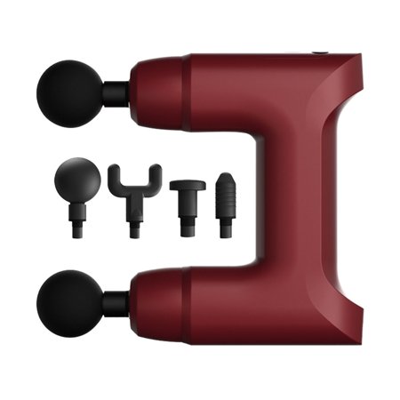 New Deep Tissue Fitness Relaxation Neck Body Massage Gun Massager Muscle Stimulation RED
