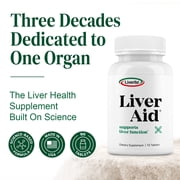 Liverite Liver Aid -Advanced Liver Support for Healthy Liver Function & Metabolism, 90 Tablets