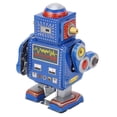 thumbnail image 1 of Juguete Robot de viento, clásico decorativo vintage relajs robot juguete wain up caminando planeta robot, interesante Juguete de coleccion de hierro para cafe bar restaurante, 1 of 7