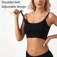 thumbnail image 3 of Aosijia Gathered Bra for Women Sports Seamless Camisole Top Bralette Sexy Wirefree Comfort Bra XL, 3 of 5