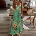 thumbnail image 1 of TaTaai Womens Fashion Floral Print Round Neck Sleeveless Maxi Dress Soft Breathable Lightweight Material Casual Daily Holiday Party Outfits Gift, 1 of 5