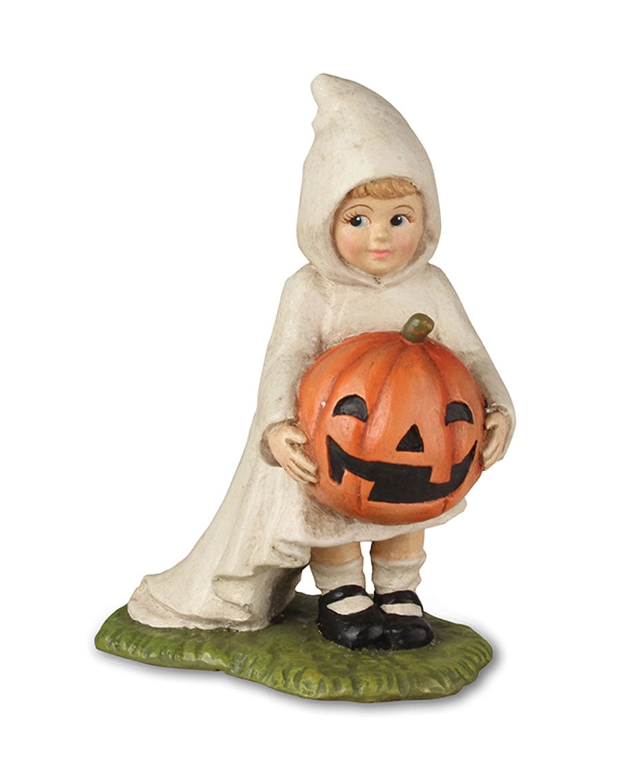 Bethany Lowe TD7628 Halloween Little Ghost Gabby With Pumpkin 2018