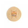 thumbnail image 2 of AMERTEER Round Braided Placemats Cartoon Kitty Round Table Placemats 2 Sizes for Home Wedding Party Decor, 2 of 6