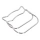thumbnail image 4 of Monedero Mango Lindo Exquisito Orejas De Gato Bolso De Bricolaje Monedero Manija Accesorios De HardwarePlata, 4 of 5