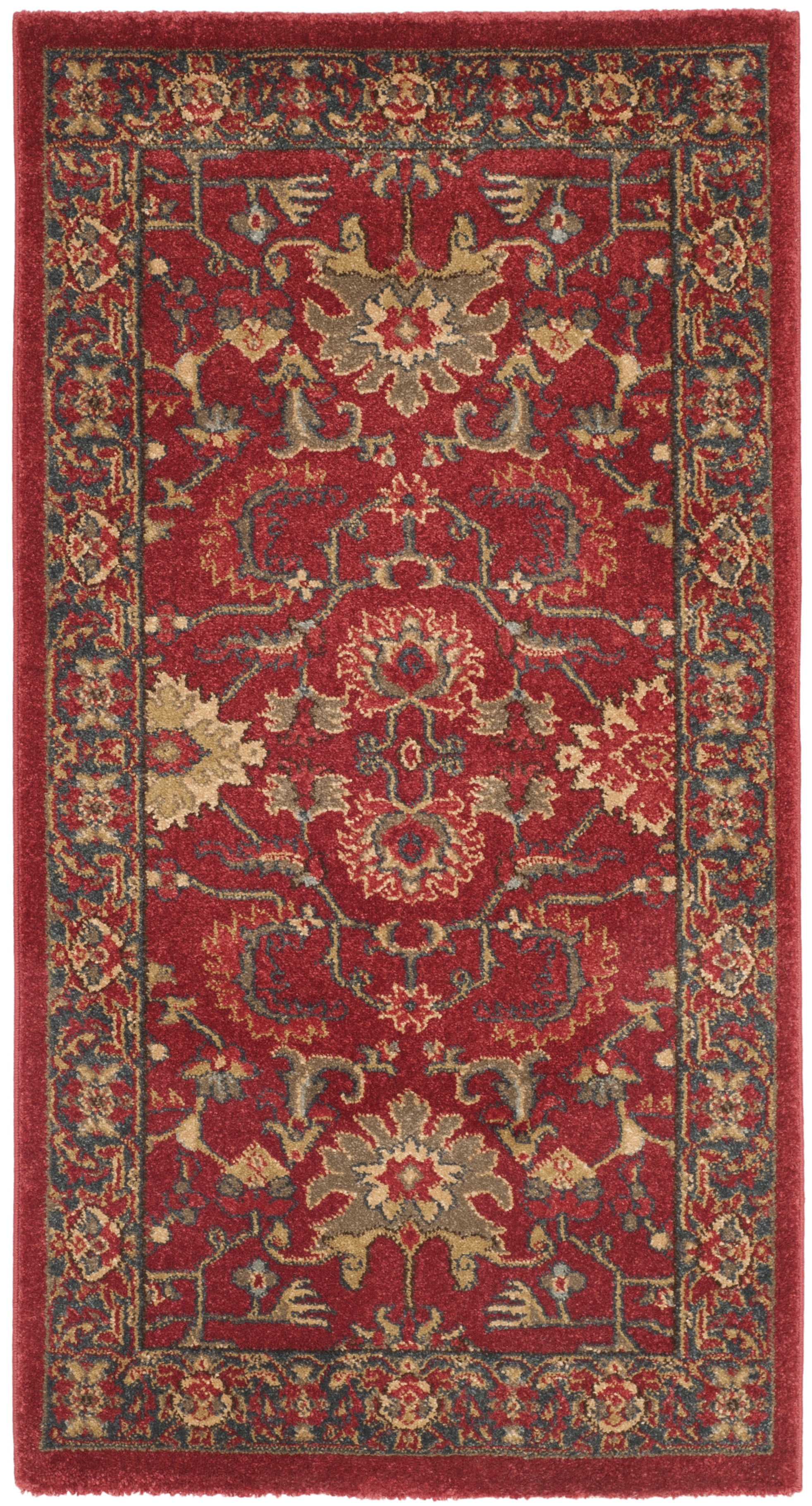 Safavieh Mahal Bentley Oriental Area Rug, Red/Navy, 2' x 3'