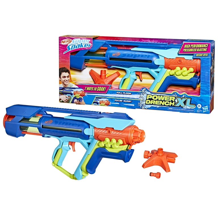 Free Shipping! Nerf Super Soaker Power Drench XL Water Blaster