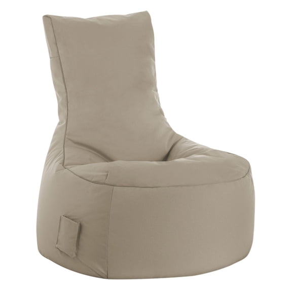 Fauteuil poire Gouchee Home Swing Brava kaki – Tissu hydrofuge avec rembourrage en billes de polystyrène, adapté aux adultes et aux adolescents, siège léger et portable pour dortoir ou salon