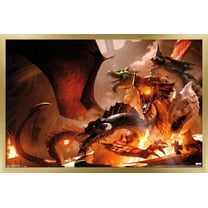 Dungeons and Dragons - TIAMAT Wall Poster, 14.725" x 22.375", Framed