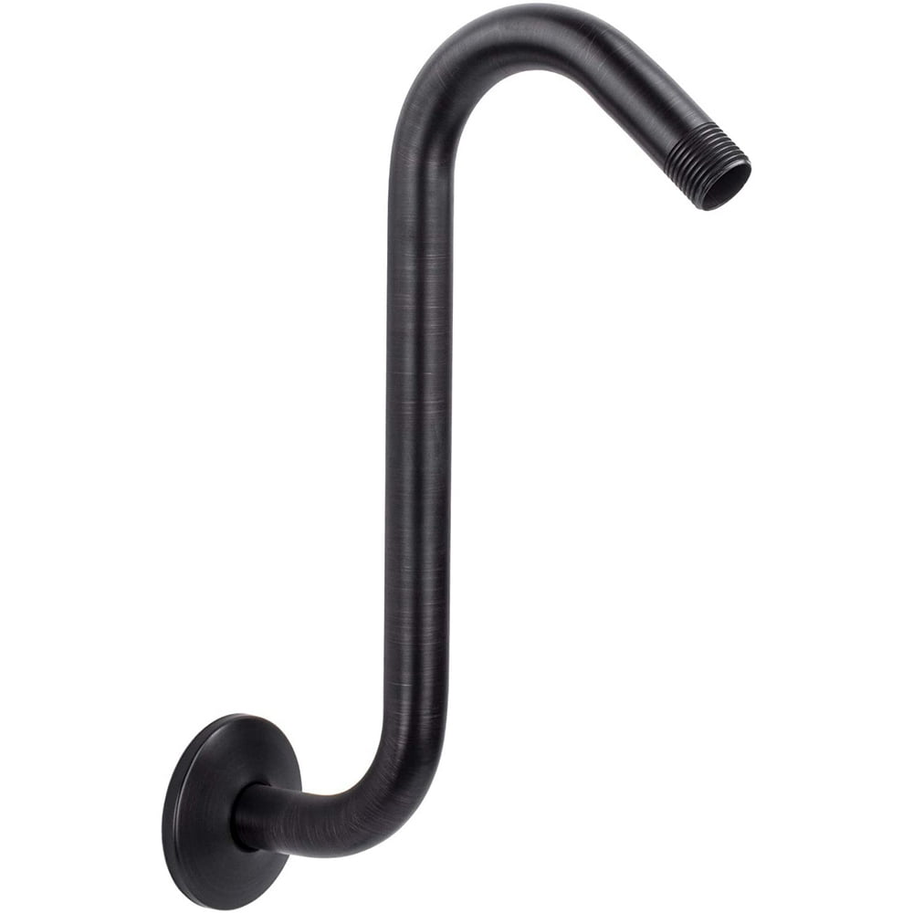 High Rise Shower Arm with Flange,"S" Shaped Shower Head Extension Arm