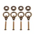 thumbnail image 1 of Noref Drawer Pull, Pull Ring, 4pcs/pack Mini Simple Vintage Pull Rings Cosmetic Case Jewelry Box Attachment Handle, 1 of 8