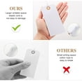 thumbnail image 3 of 100 etiquetas de precios grandes con cuerda elástica, etiquetas de papel blancas para colgar con cuerda adjunta, orificio reforzado escribible de 4,76 ''× 2,36'', 3 of 5