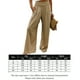 thumbnail image 2 of Pantalón De Pierna Ancha Pantalones casuales de mujer Algodón Lino Suelto Sólido Verano Pantalón de pierna ancha (Caqui XL) Kuymtek para Mujer Caqui T L, 2 of 6