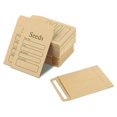 thumbnail image 1 of 100 Pcs Seed Envelopes 3.54 x 2.36 Inch Brown Kraft Paper Seed Packets Envelopes Resealable Self Se, 1 of 5