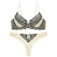 thumbnail image 1 of Sexy Lingerie Set for Women Fashion Women with Steel Rings Print Sexy Lace Underwear Ladies Lntimates Set Lingerie Sets Women Lingerie Sexy Sets Lace Underwear for Women Sexy, 1 of 8