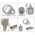 thumbnail image 3 of Desktop Computer Lock Computer Case Lock Anti-Theft Lock for Internet Cafe Office Management Lock, 3 of 5