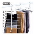 thumbnail image 2 of 2pcs Gancho Pantalones Organizador Multiple Ahorra Espacio XianweiShao 9024735007500, 2 of 5