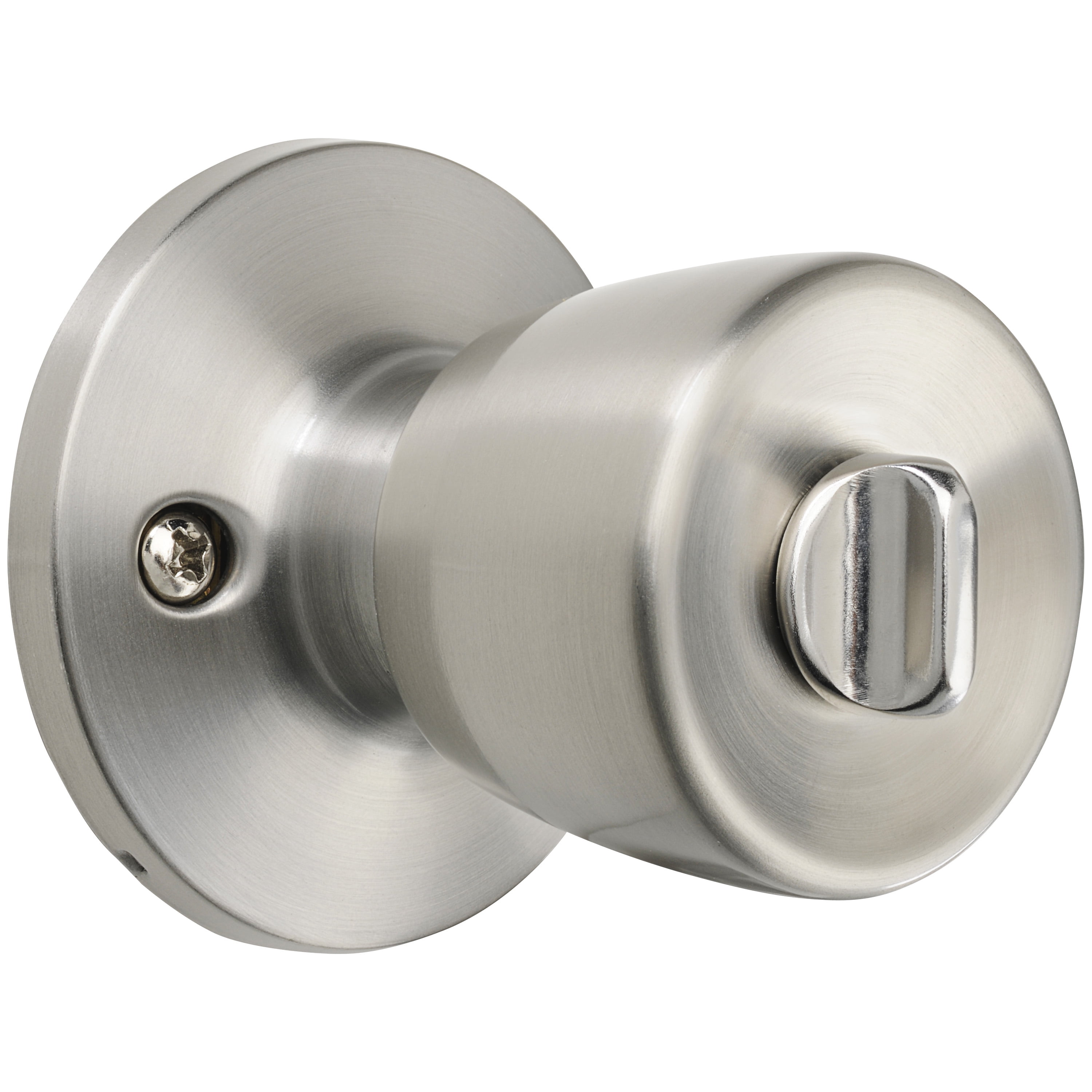 Hyper Tough Interior Privacy Tulip Style Doorknob, Stainless Steel