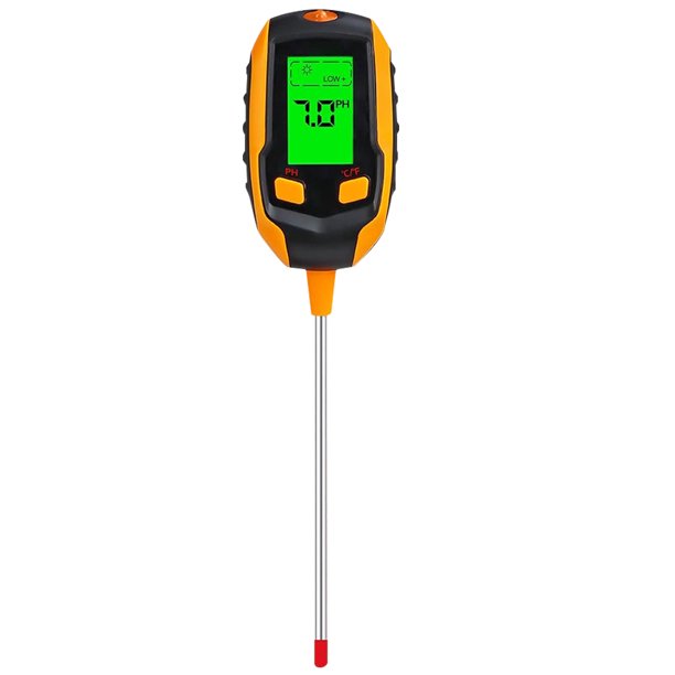 Medidor Humedad Del 4 IN1 PH/TEMPERATURA DIGITAL/Probador Solar