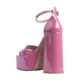 thumbnail image 4 of Sandalia Mujer KIPON Vestir Charol Tacon Ancho Plataforma Rosa 26, 4 of 6