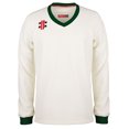 thumbnail image 1 of Gray-Nicolls - Jersey Pro Performance para Niños/Niñas (Marfil, Verde), 1 of 3