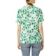 thumbnail image 3 of BLUSA CHIC PARA MUJER INSPIRADA, FLORES, CON VOLANTES, MANGA CORTA, CUELLO CON VOLANTES, BLUSAS CASUAL M VERDE, 3 of 8