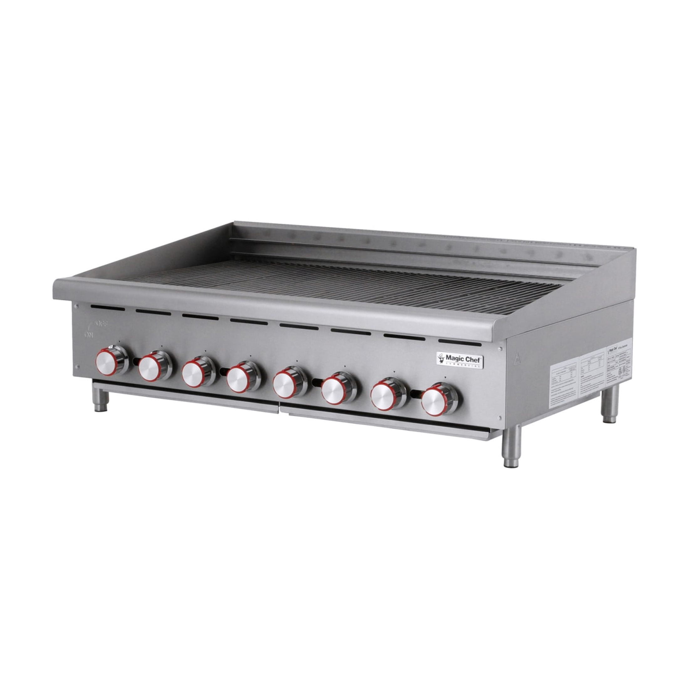 Magic Chef Commercial 48 in. Commercial Countertop Radiant Char Broiler in Stainless Steel