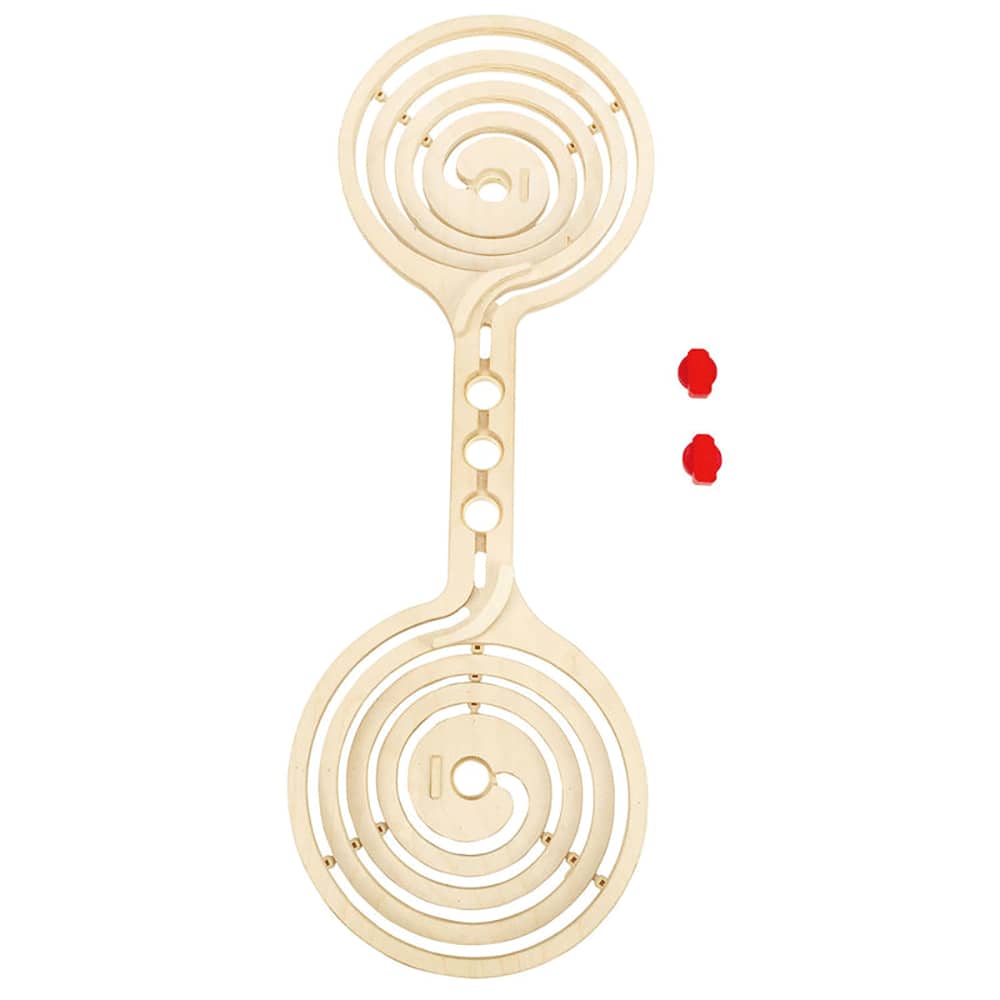 Hape Quadrilla Challenger Wooden Marble Run Race Maze Kid