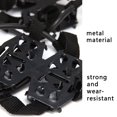 thumbnail image 4 of Wosthever 1 par de 24 Snow Grip Shoe Cleat Ice antideslizante sobre zapatos Spikes Snow Escalada negro L (código 41-45), 4 of 6