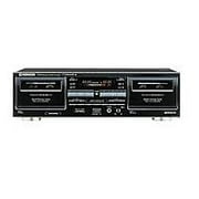 Pioneer CT-W606DR - Dual cassette deck - black