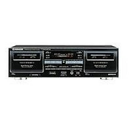 Pioneer CT-W606DR - Dual cassette deck - black