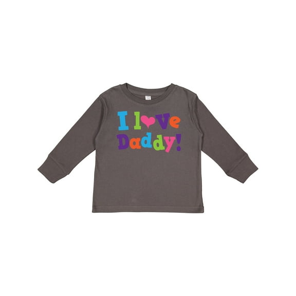 Inktastic I Love Daddy Girls Girls Long Sleeve Toddler T-Shirt