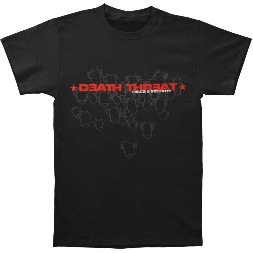 Death Threat Death Threat Men's Peace & Security Tshirt XLarge Black