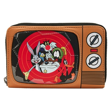 Loungefly WB Looney Tunes Character That's All Folks Zip-Around Wallet