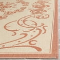 thumbnail image 2 of Safavieh Courtyard Elena Oriental Indoor/Outdoor Runner Rug, Natural/Terracotta, 2'3" x 6'7", 2 of 7