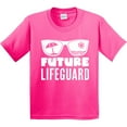 thumbnail image 3 of Inktastic Future Lifeguard Sunglasses Youth T-Shirt, 3 of 5