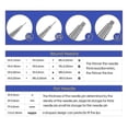 thumbnail image 1 of 40 agujas de tatuaje Thunderlord Power, cartuchos de maquillaje permanente universales para tatuajes, delineadores y sombreadores 7f para máquinas rotativas de tatuajes, 1 of 1