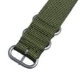 thumbnail image 4 of Shisuyan 18mm Watch Strap Webbing Durable 2-Joint Nylon Watch Band Wristband for Watch Replacement (Army Green), 4 of 8