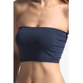 thumbnail image 2 of TheMoogan Women's Basic Layering Seamless Bra Crop Tube Top Bandeau Strapless Bralette, 2 of 7