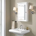 thumbnail image 2 of Modern Marketing Concepts CF7005-WH Lydia Armoire Murale Miroir, Blanc, 2 of 9