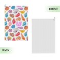 thumbnail image 6 of Golf Towel, Colorful Cartoon Shell Conch Microfiber Waffle Golf Towels for Golf Bag with Carabiner Clip Golf Rag 24x16in, 6 of 8