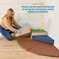 thumbnail image 4 of ECR4Kids SoftZone Adventurer's Summit Ramp Climber, Foam Playset, Earthtone, 4-Piece, 4 of 9