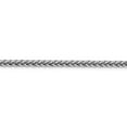 thumbnail image 3 of 14K White Gold chain Spiga (Wheat) 22 in 4.3 mm 4.30mm Semi-solid 3-Wire Wheat, 3 of 5