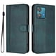 thumbnail image 1 of For Motorola Edge 40 Neo 5G Cases Wallet Stand Retro Texture Leather Phone Cover with Lanyard - Grey, 1 of 5