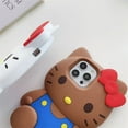 thumbnail image 6 of 3D Fashion Special Style Cartoon Hello Kitty Phone Case For iPhone 16 15 14 13/Pro/Pro Max With Stand Holder Cover, 6 of 7