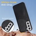 thumbnail image 6 of Allytech Wallet Case for Samsung Galaxy S22 - 2 Card Holder - Military Grade Drop Protection - Ultra Slim & Protective - Premium PU Leather Shockproof Phone Case for Women & Men - Black, 6 of 7