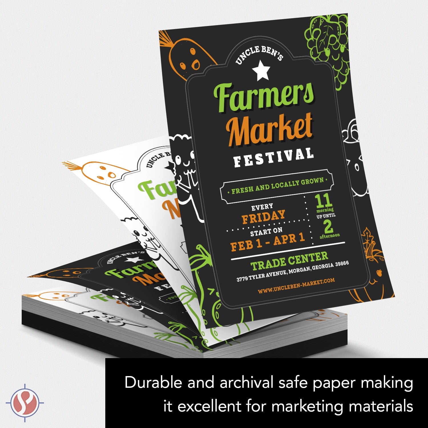Bright White Paper – Multipurpose Office Print Writing Copy Paper – Flyers, Posters, Design Proposals, Business Documents | 8.5 x 11 | 70lb Text (28lb Bond) | Acid Free Paper | 100 Sheets per Pack