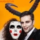 thumbnail image 2 of AUGUSTUS Diadema De Cuernos De Demonio De Halloween , Cosplay Cuerno De Buey Diablo , Novedad Pu Etapa De Rendimiento Props Headwear Masquerade Party, 2 of 4