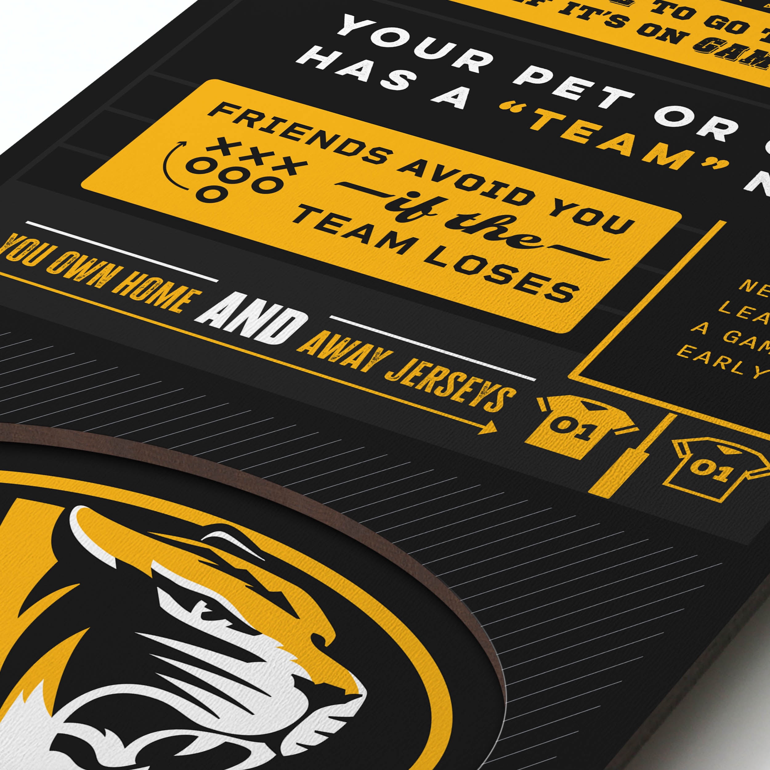 YouTheFan NCAA Missouri Tigers 3D Top 10 Wall Art