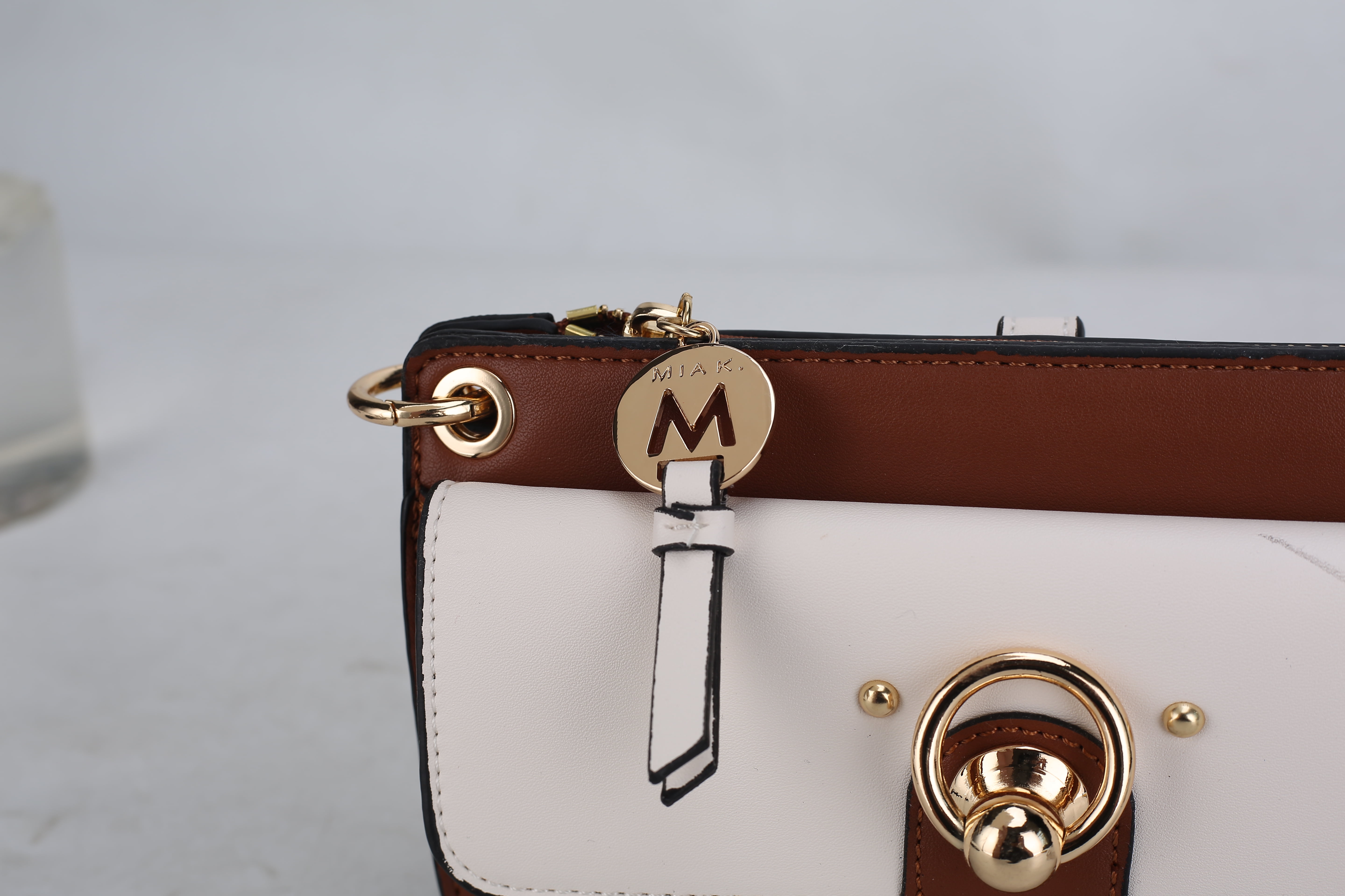 MKF Collection Jill Crossbody Handbag for Women Vegan Leather Medium Messenger Handbag by Mia K.